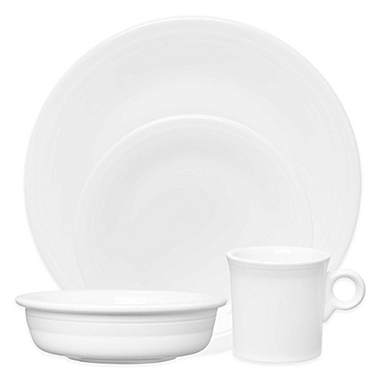 Fiesta&reg; Dinnerware Collection in White. View a larger version of this product image.