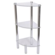 Home Basics 3-Tier Shelf in Chrome