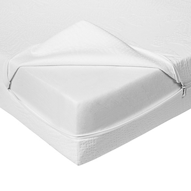 Bundle of Dreams&reg; Classic 100% Breathable 6-Inch Twin Mattress Organic Cotton Cover in White. View a larger version of this product image.