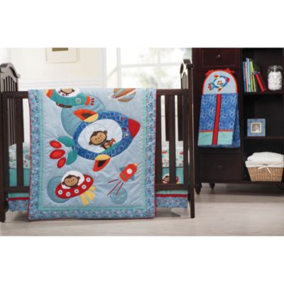 rocket ship crib bedding