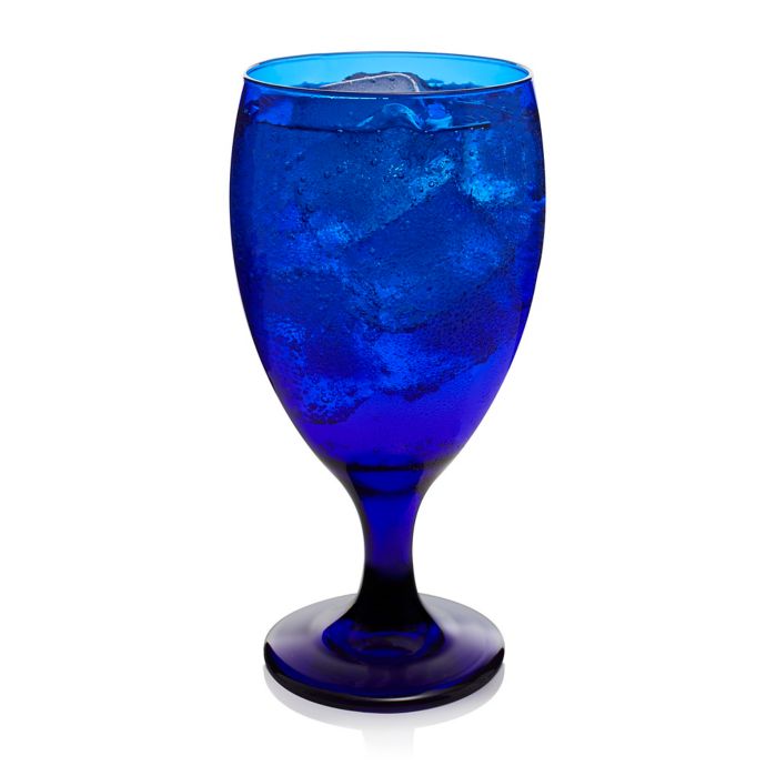 Libbey® Premiere Iced Tea Goblets in Cobalt Blue (Set of 12) Bed Bath
