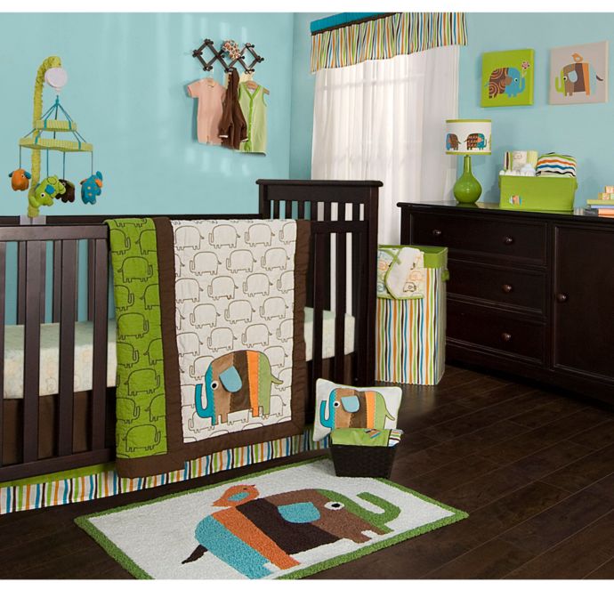 Zutano Elephants Crib Bedding Collection Buybuy Baby