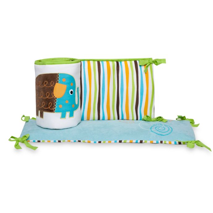 Zutano Elephants Crib Bumper Buybuy Baby