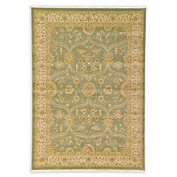 Unique Loom Tansy Heritage 7' X 10' Powerloomed Area Rug in Light Green