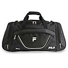 Alternate image 0 for FILA Acer Large Duffle Bag in Black/White