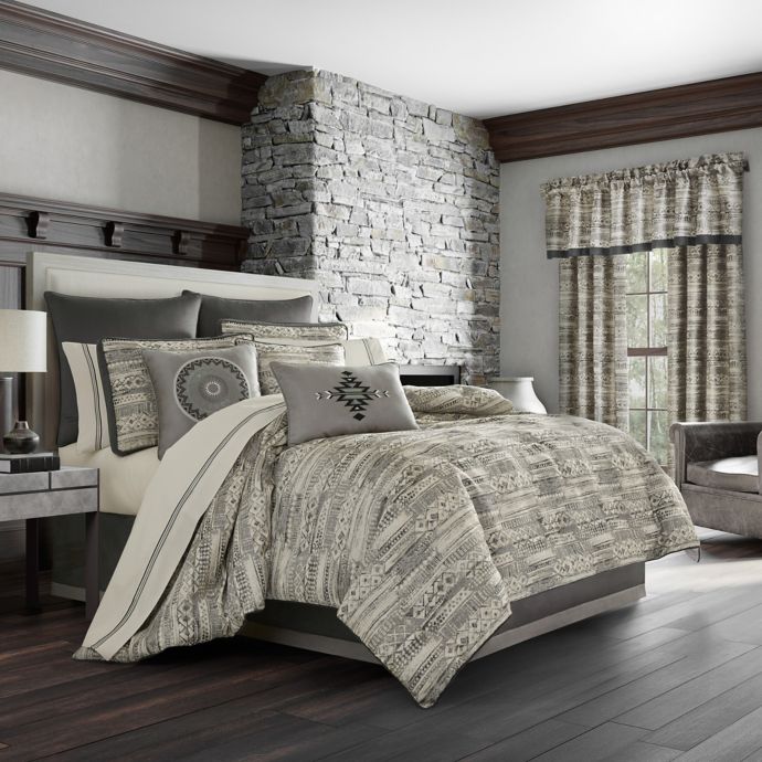 j queen new york brandon graphite comforter se