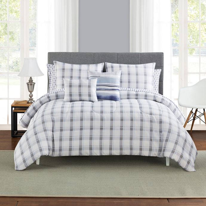 Scarborough Reversible Comforter Set Bed Bath Beyond