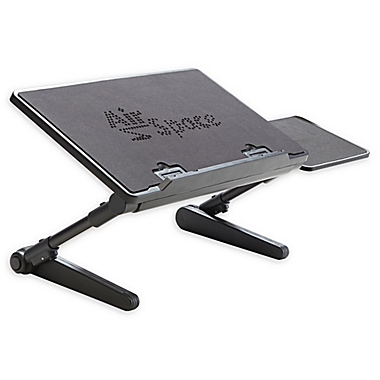AirSpace Adjustable Laptop Desk in Black. View a larger version of this product image.