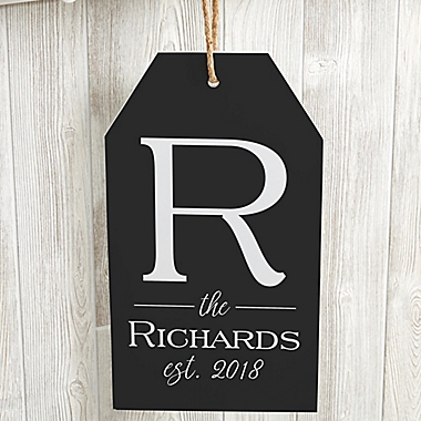 Family Name 9.5-Inch x 17-Inch Wall Tag. View a larger version of this product image.