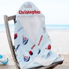 Alternate image 1 for Water World Hooded Towel