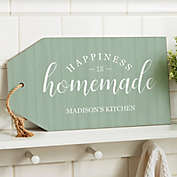 Happiness Is Homemade 17-Inch x 9.5-Inch Wall Tag