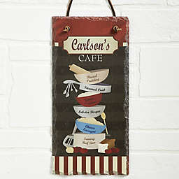 Family Bistro 5.5-Inch x 11.5-Inch Wall Slate Sign