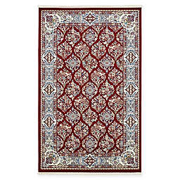 Unique Loom Jefferson Nain 5' x 8' Power-Loomed Area Rug in Burgundy