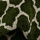 Alternate image 1 for Unique Loom Philadelphia Trellis 2&#39; x 6&#39; Runner in Dark Green