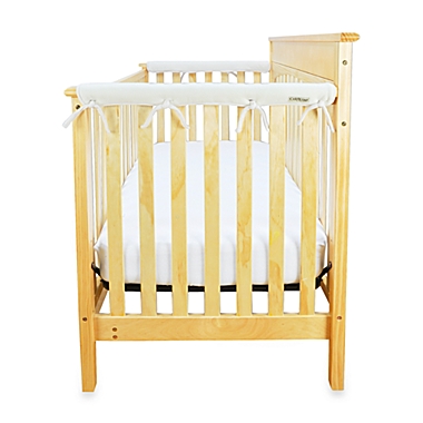 Trend Lab&reg; CribWrap&#153; Convertible Crib Short Narrow Rail Cover in Natural. View a larger version of this product image.
