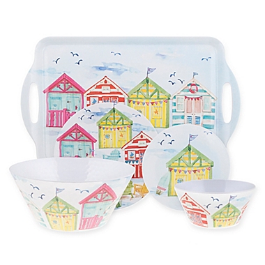 Beach House Melamine Dinnerware Collection. View a larger version of this product image.