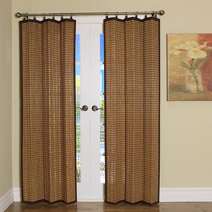 bamboo curtain panels