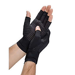 Copper Fit&reg; Compression Gloves in Black