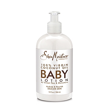 SheaMoisture&reg; 13 fl. oz. 100% Virgin Coconut Oil Baby Lotion. View a larger version of this product image.