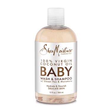 SheaMoisture&reg; 13 fl. oz. 100% Virgin Coconut Oil Baby Wash &amp; Shampoo. View a larger version of this product image.