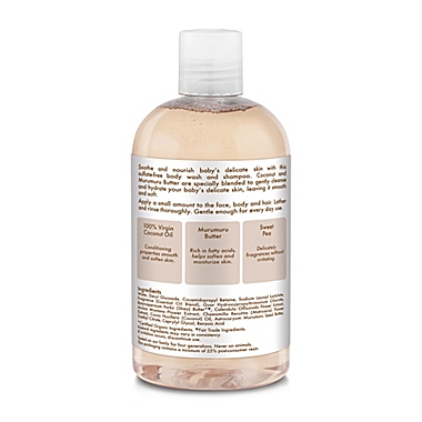 SheaMoisture&reg; 13 fl. oz. 100% Virgin Coconut Oil Baby Wash &amp; Shampoo. View a larger version of this product image.