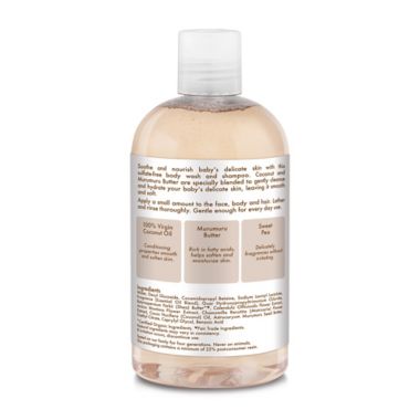 SheaMoisture&reg; 13 fl. oz. 100% Virgin Coconut Oil Baby Wash &amp; Shampoo. View a larger version of this product image.