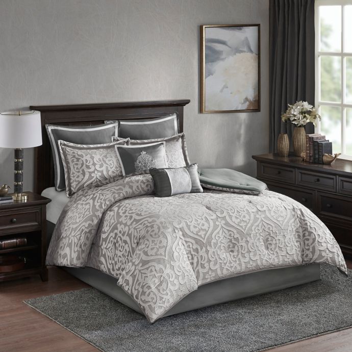 Madison Park Odette Jacquard Comforter Set | Bed Bath and Beyond Canada