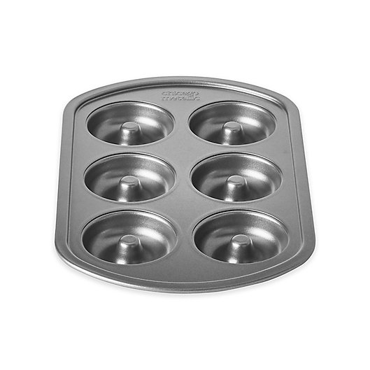 Alternate image 1 for Chicago Metallic™ 6-Cup Nonstick Doughnut Pan with Armor-Glide Coating