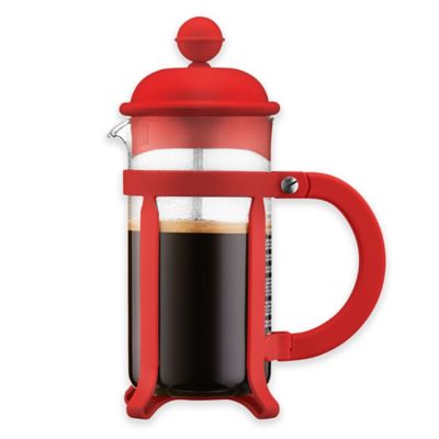 Bodum® Java 12 oz. French Press Coffee Maker in Red | Bed Bath & Beyond