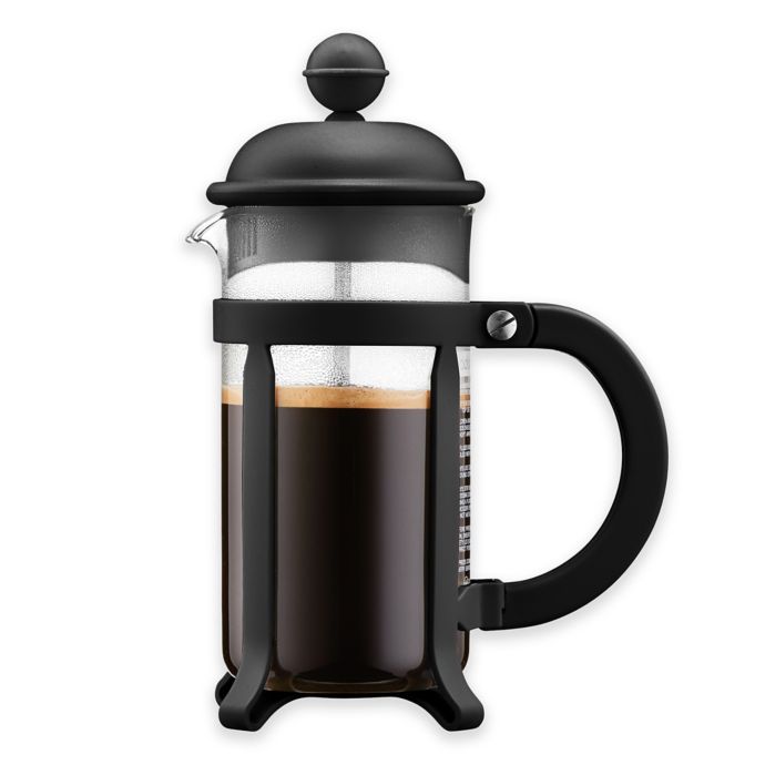 Bodum® Java 12 oz. French Press Coffee Maker in Black | Bed Bath & Beyond