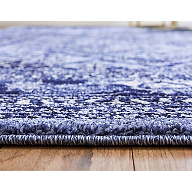 Unique Loom Trellis La Jolla Rug in Blue. View a larger version of this product image.