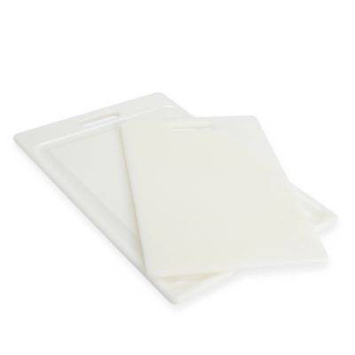 white plastic chopping board