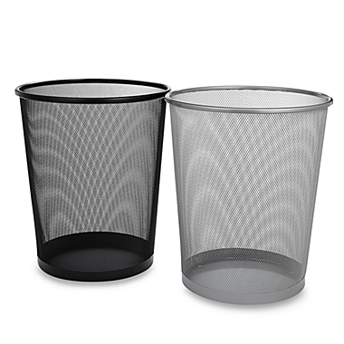 Seville Classics&reg; Mesh Metal 6-Gallon Wastebasket. View a larger version of this product image.