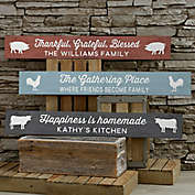 Farmhouse Kitchen 29-Inch x 4-Inch Wood Sign