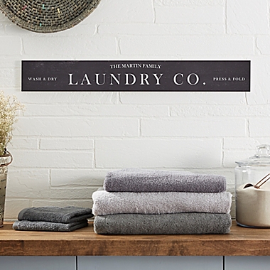 Laundry Room 29-Inch x 4-Inch Wooden Sign. View a larger version of this product image.