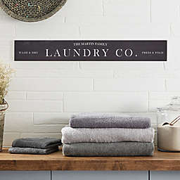 Laundry Room 29-Inch x 4-Inch Wooden Sign