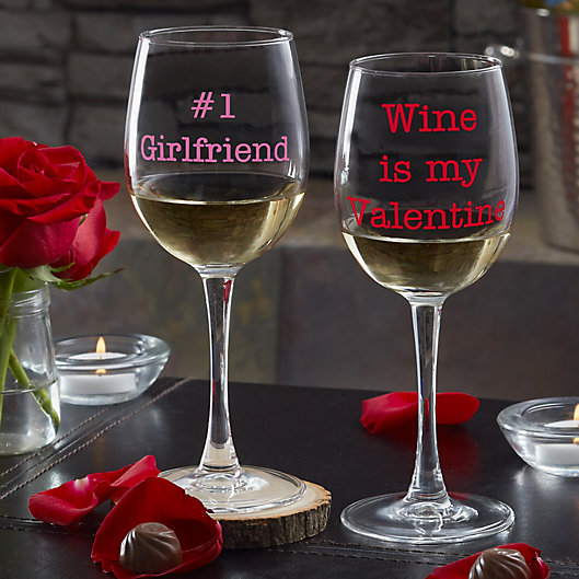 Alternate image 1 for Sweet Drinks Personalized 12oz. White Wine Glass
