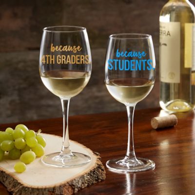 teacher wine glasses