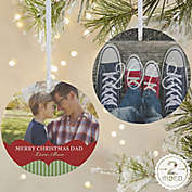 Classic Holiday 2-Sided Matte Christmas Ornament