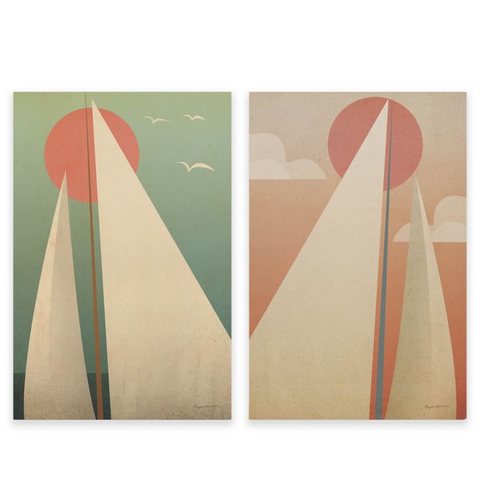 Trademark Fine Art Ryan Fowler Sails Wall Art Collection Bed