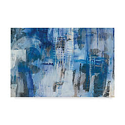 Trademark Fine Art Industrial Blue III Canvas Wall Art