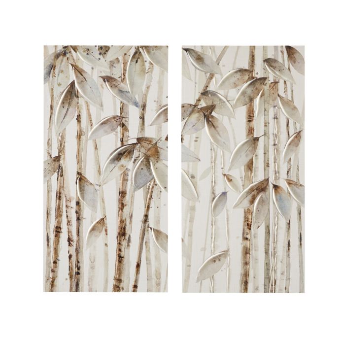 Madison Park 2 Piece Bamboo Forest Wall Art Set Bed Bath Beyond