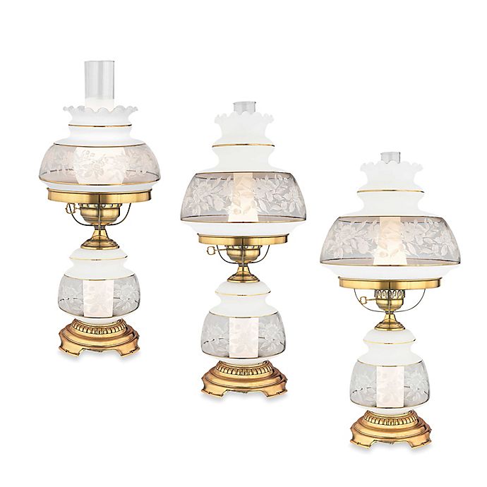 Quoizel Satin Lace Table Lamp, Quoizel Hurricane Table Lamps