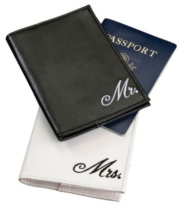 Lillian Rose™ Mr. and Mrs. Passport Covers 2-Piece Set