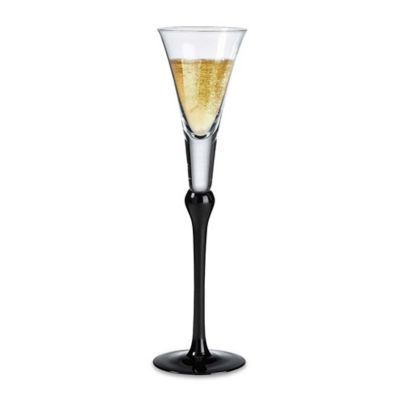 very tall champagne flutes