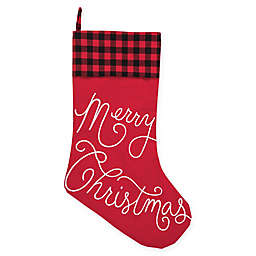 C&F Home Merry Christmas Stocking in Red