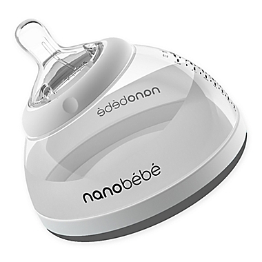Nanobebe 8 fl. oz. Breast Milk Bottle in Grey. View a larger version of this product image.