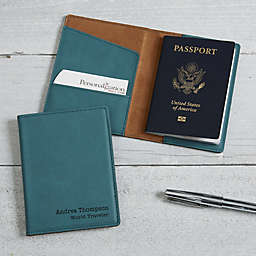 Signature Series Passport Holder in Teal