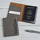 Alternate image 0 for Bold Style Passport Holder in Charcoal