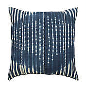 Safavieh Laurena Square Throw Pillow in Blue/Cream